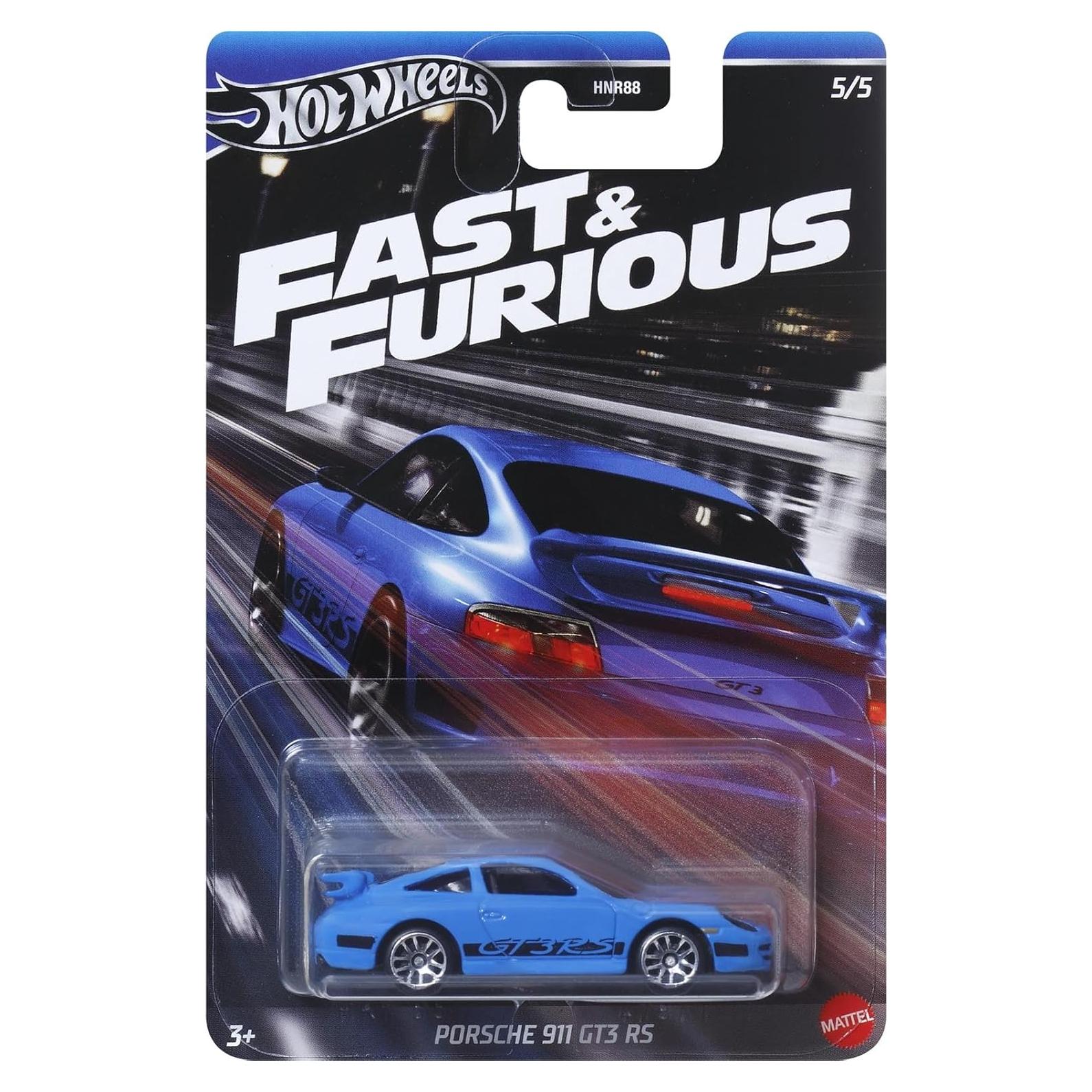 Hot Wheels Porsche 911 GT3 RS Rápidos y Furiosos 1:64