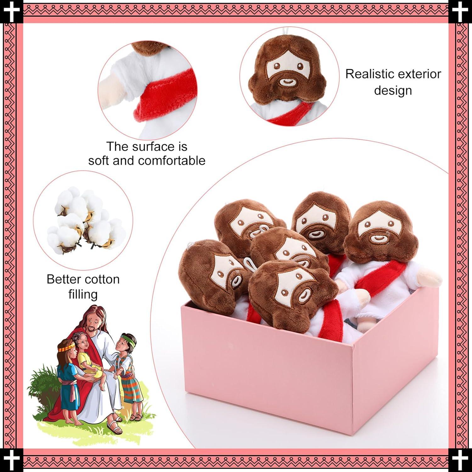 Muñecos de Jesús de Peluche Barydat 6 Pcs Regalos Cristianos
