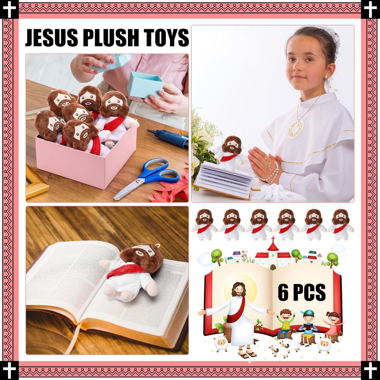 Muñecos de Jesús de Peluche Barydat 6 Pcs Regalos Cristianos