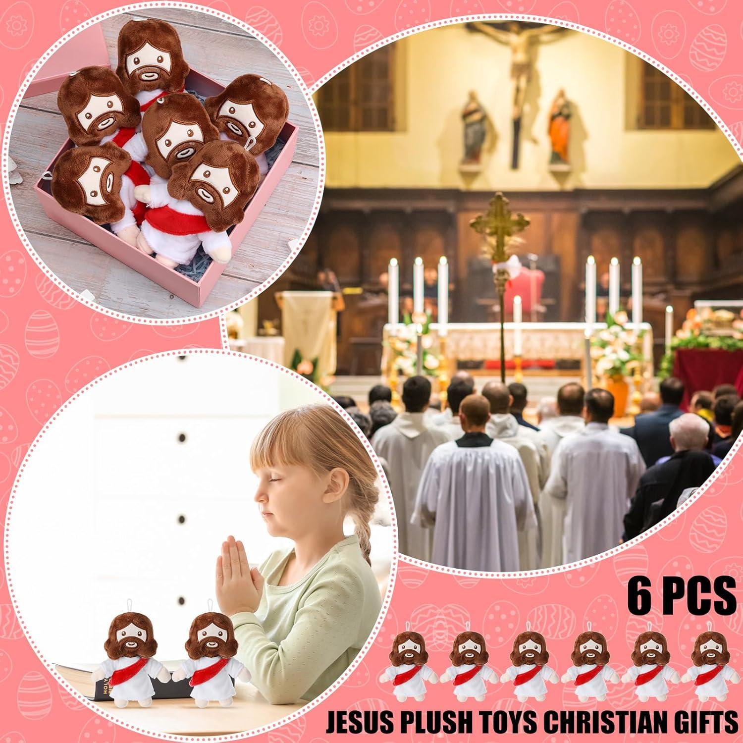 Muñecos de Jesús de Peluche Barydat 6 Pcs Regalos Cristianos