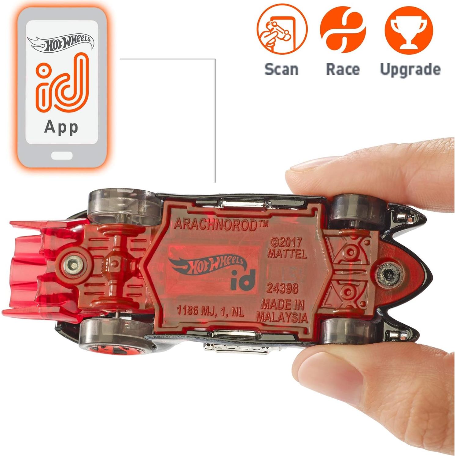 Vehículo Hot Wheels id Arachnorod Chip NFC Escala 1:64