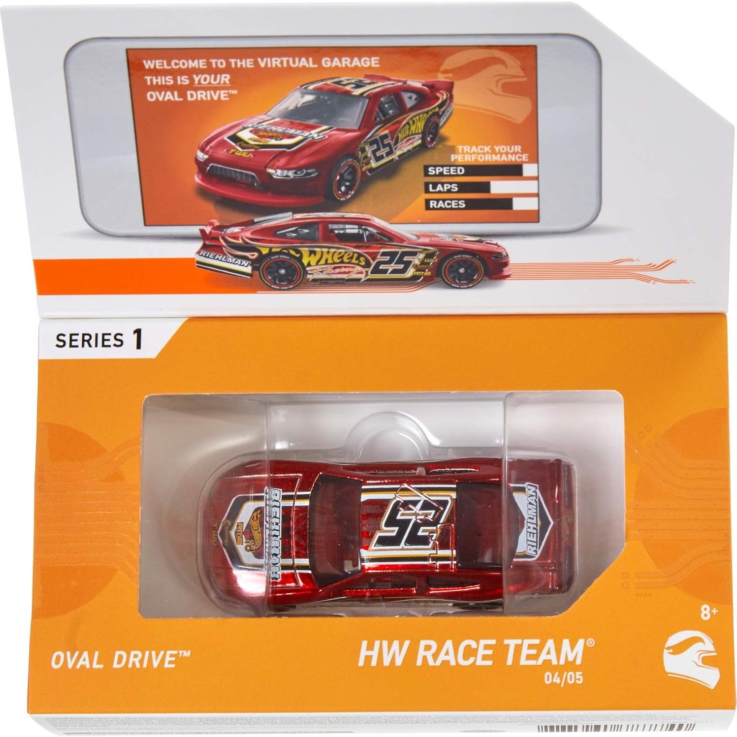 Vehículo Hot Wheels id Oval Drive con chip NFC 1:64