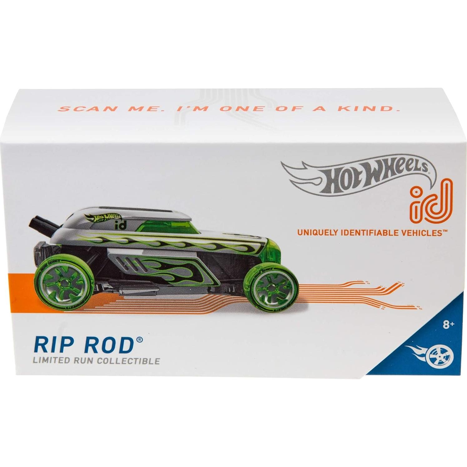 Hot Wheels id Rip Rod - Vehículo de Carreras 10 cm - Mattel