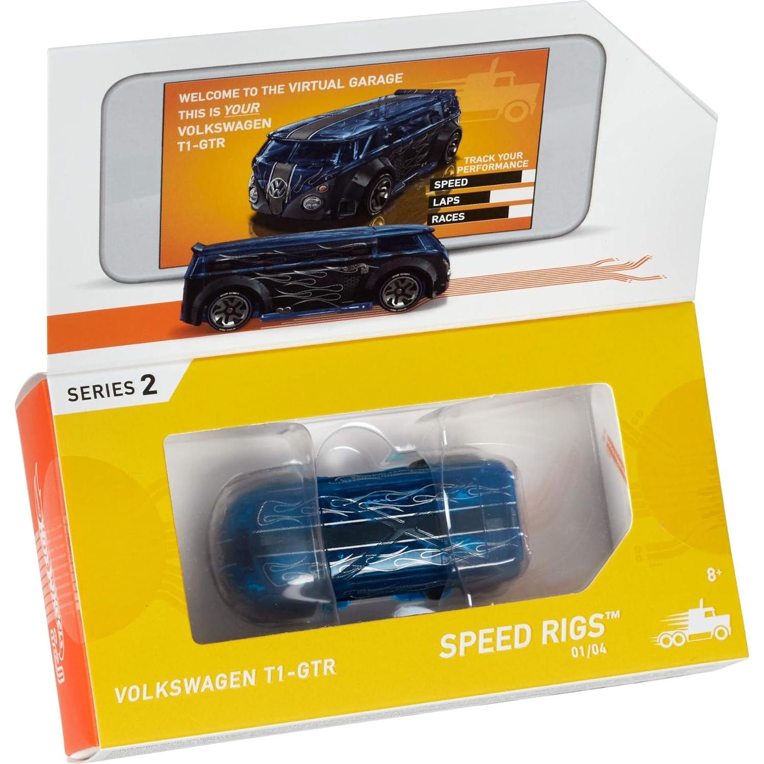 Vehículo Hot Wheels id Volkswagen T1-GTR - 3x7x2.5cm