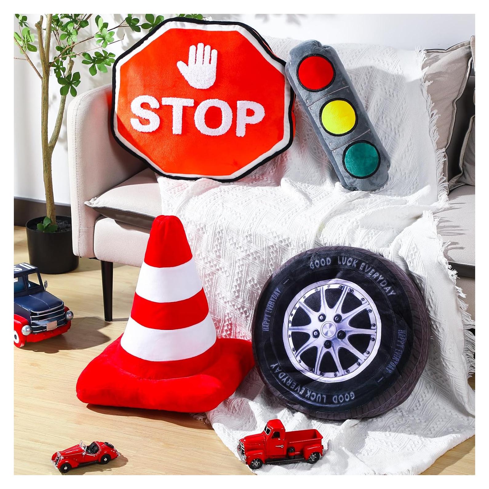 Conjunto de Almohadas Decorativas Sintuff para Niños - 4 Pcs