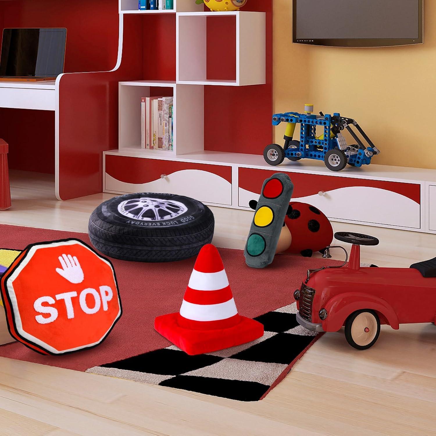 Conjunto de Almohadas Decorativas Sintuff para Niños - 4 Pcs