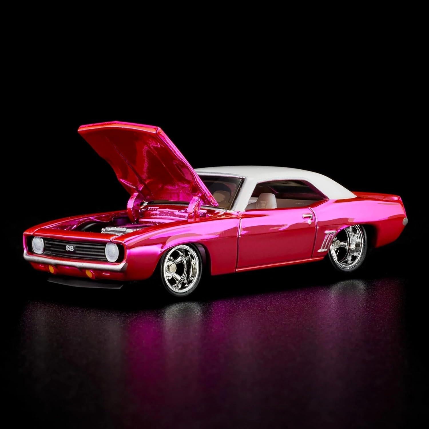 Hot Wheels 1969 Chevy Camaro SS Rosa RLC 2024 Edición Limitada