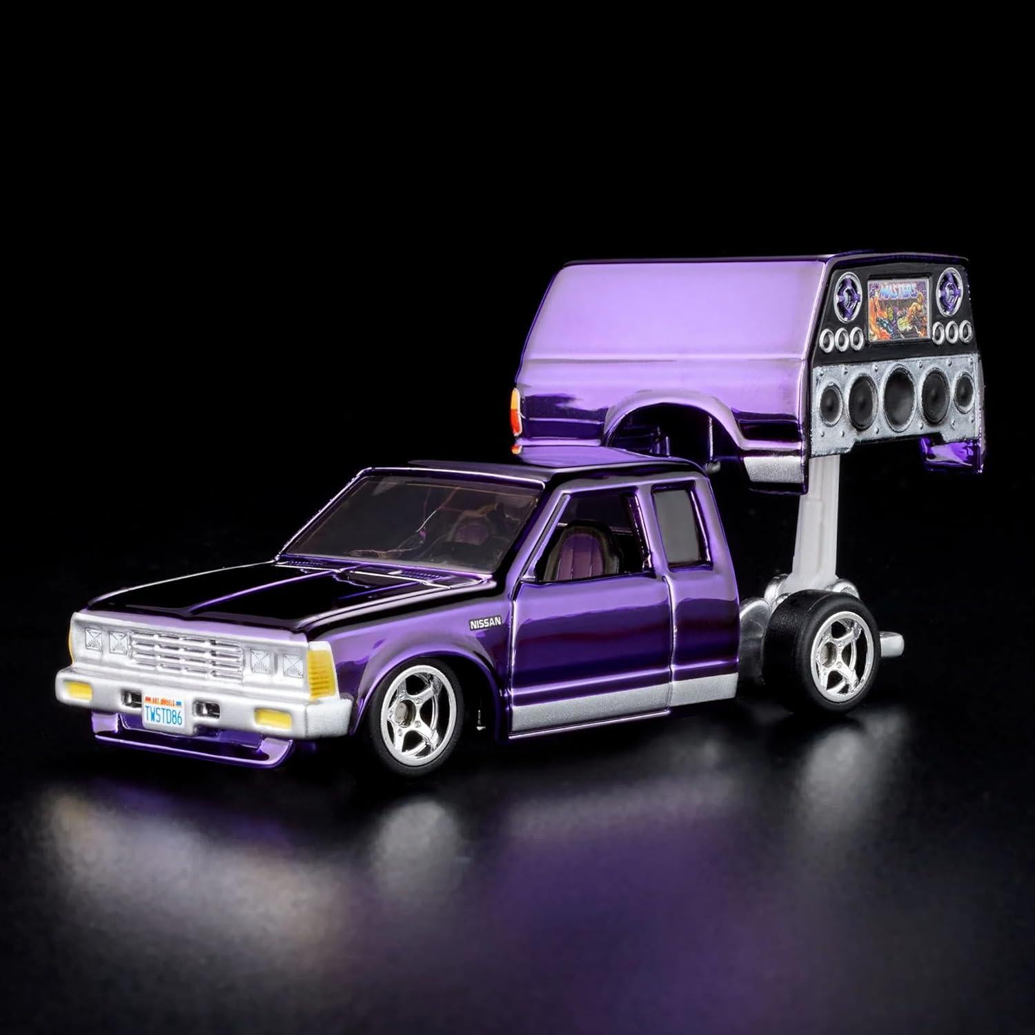 Hot Wheels RLC Nissan 720 King Cab 1986 Púrpura