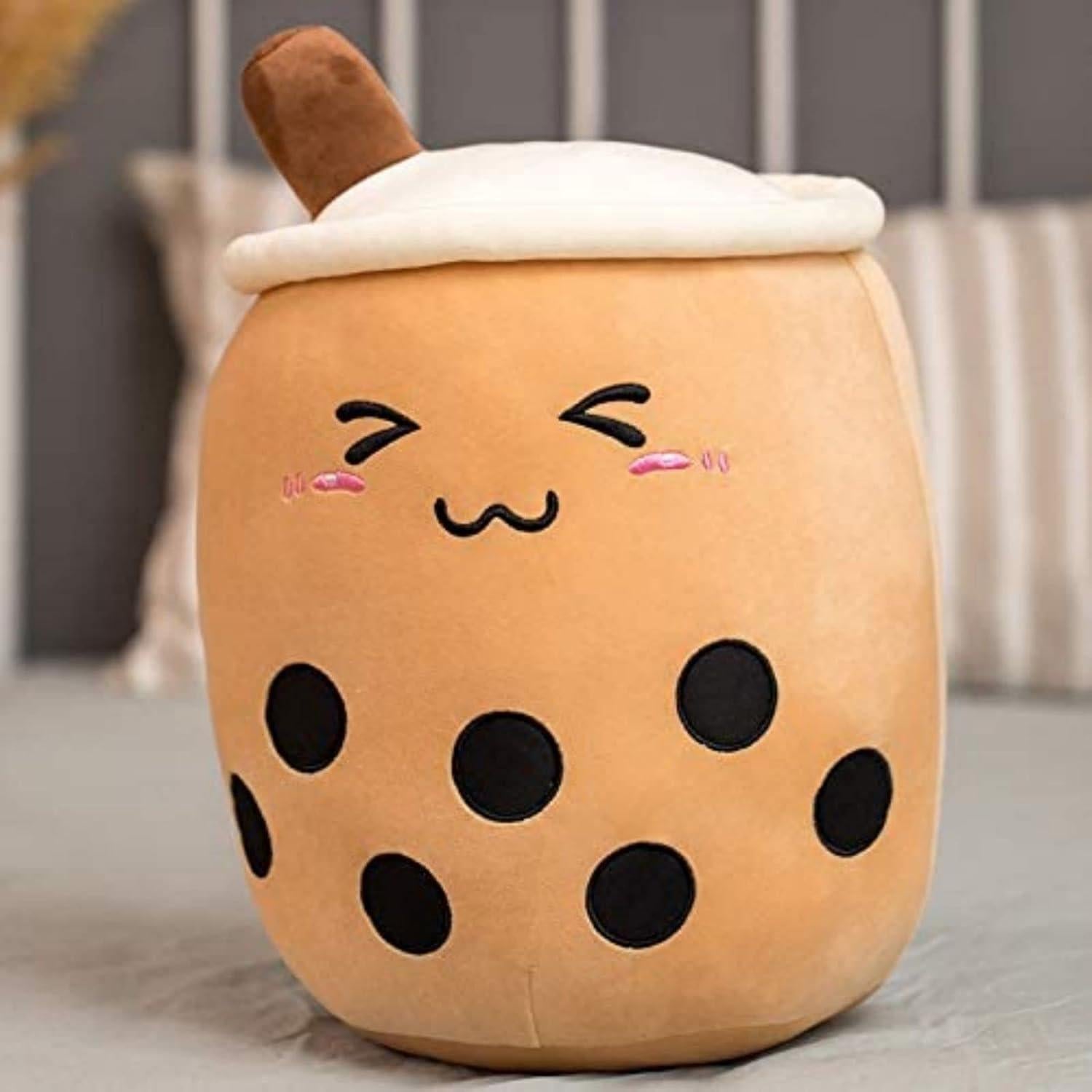 Almohada de Peluche Boba Taza de Té VHYHCY 34.8 cm Marrón