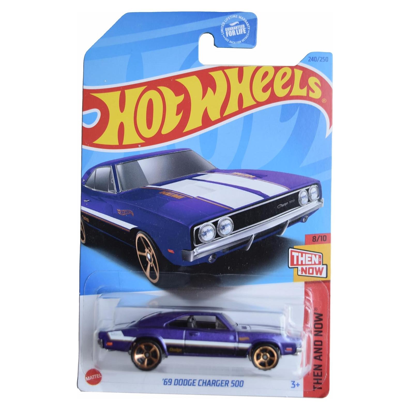 Hot Wheels Dodge Charger 500 1:64 Mattel Púrpura 240/250