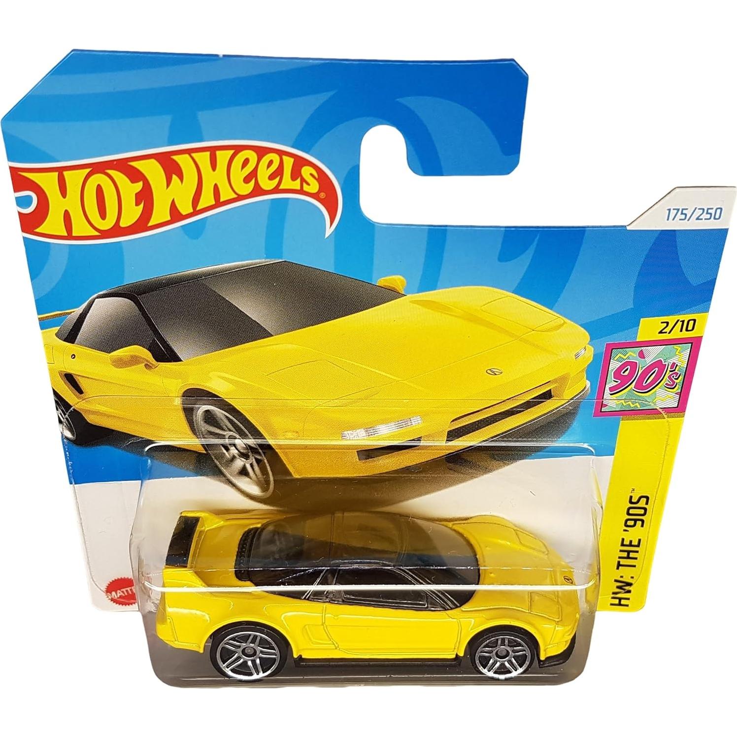Hot Wheels Acura NSX '90 Amarillo 1:64 Coleccionable