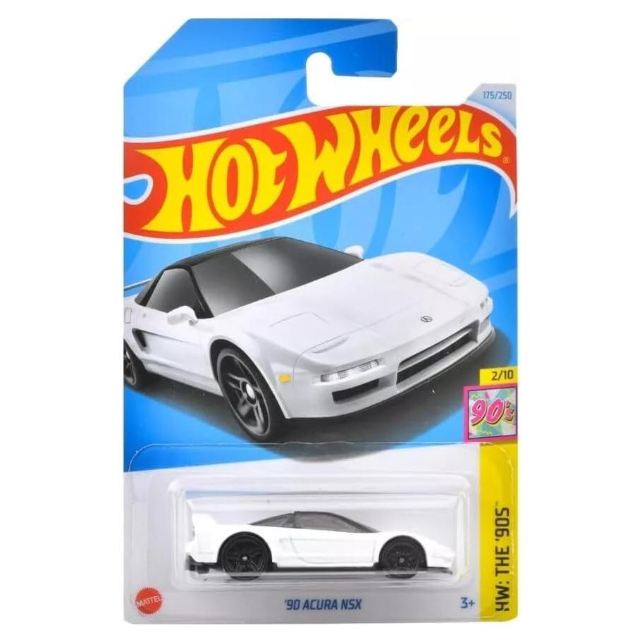 Hot Wheels Acura NSX Blanco 1:64 - Serie Los 90 - Mattel