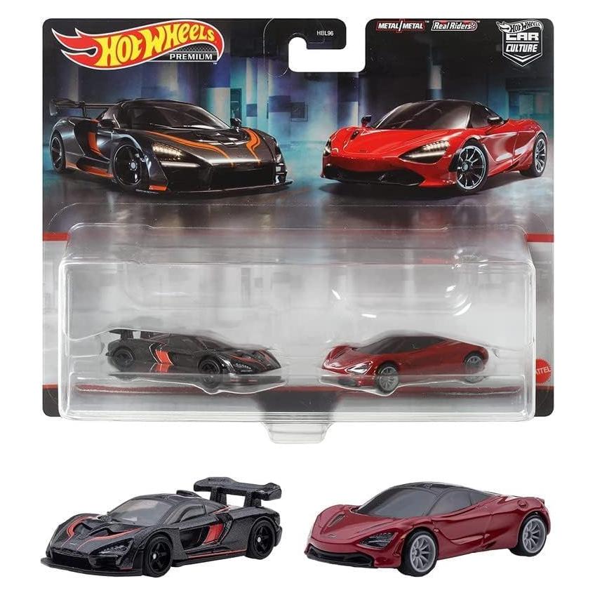 Set de 2 Coches Diecast Hot Wheels Senna y 720S