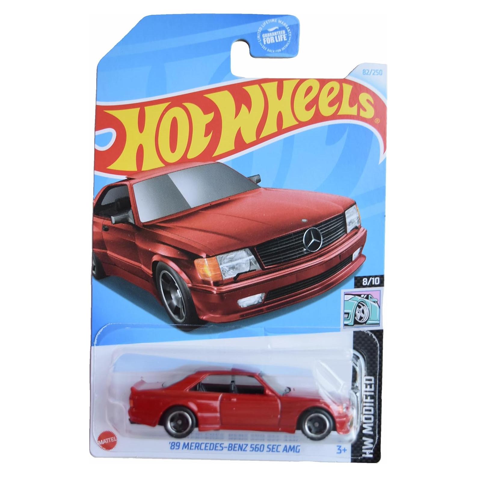 Matchbox Mercedes Benz 560 SEC AMG 1989 Escala 1:64 Rojo