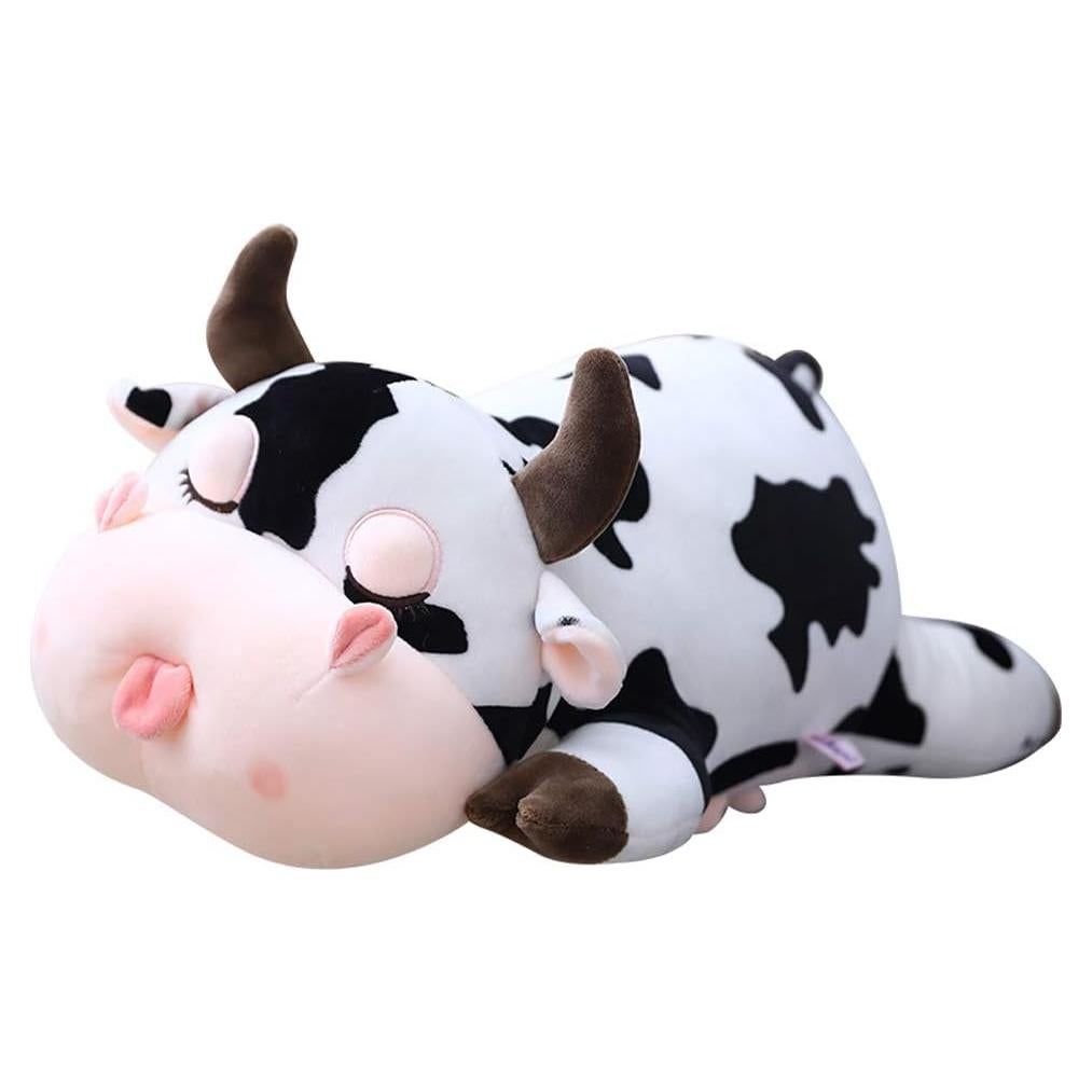 Cojín de Peluche de Vaca Jens 30 cm Suave y Abrazable