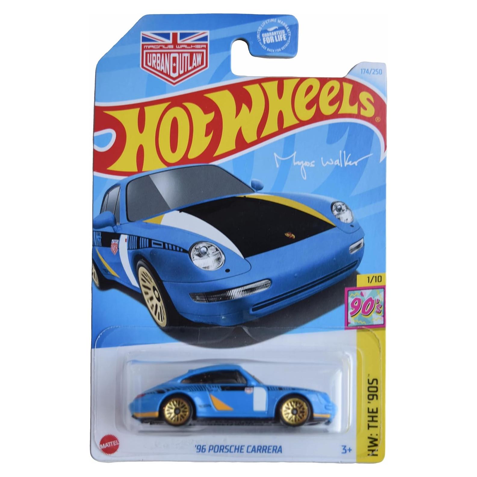 Hot Wheels Porsche Carrera '96 Azul 1:64 Mattel