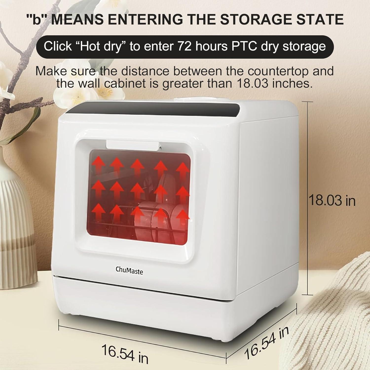 Lavavajillas de Encimera ChuMaste CM-XWJ01 5 Programas