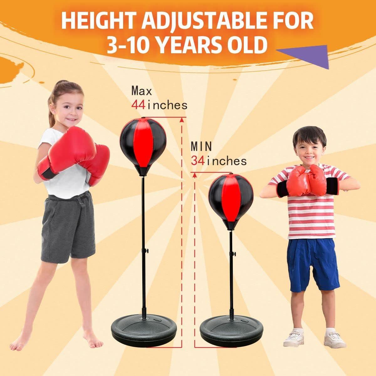 Conjunto de Boxeo para Niños HanYoer con Saco Ajustable 86-112 cm