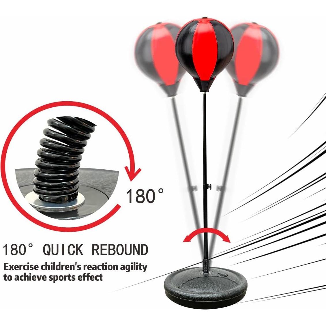 Conjunto de Boxeo para Niños HanYoer con Saco Ajustable 86-112 cm