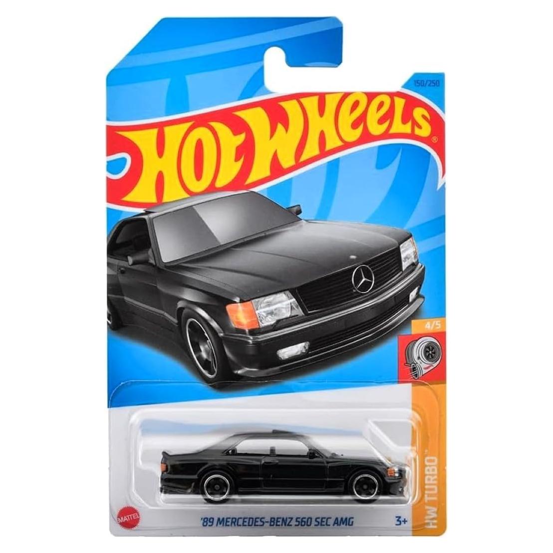 Auto de colección Hot Wheels Mercedes-Benz 560 SEC AMG 2023