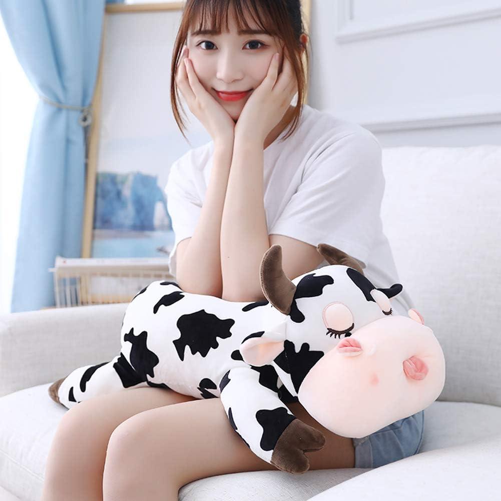Almohada de Vaca de Peluche Jens 50 cm Suave y Abrazable