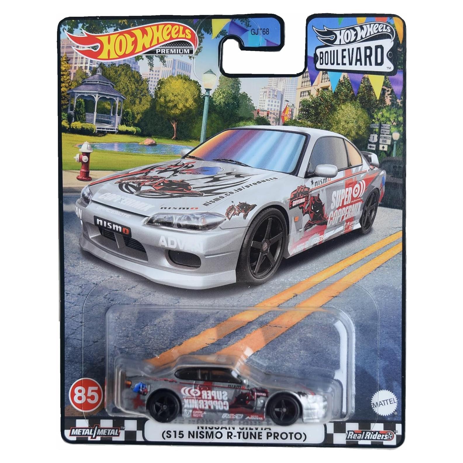 Auto de colección Hot Wheels Nissan Silvia Boulevard Premium