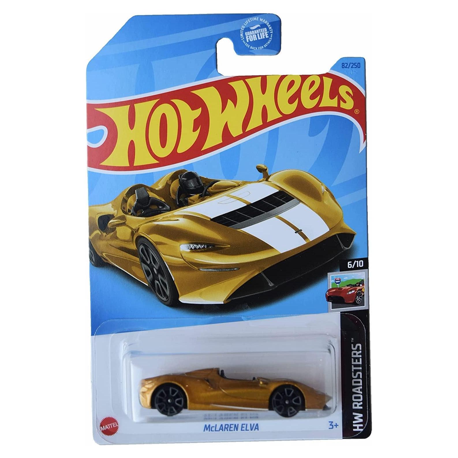 Hot Wheels McLaren Elva 1:64 - Coche de Juguete Metal