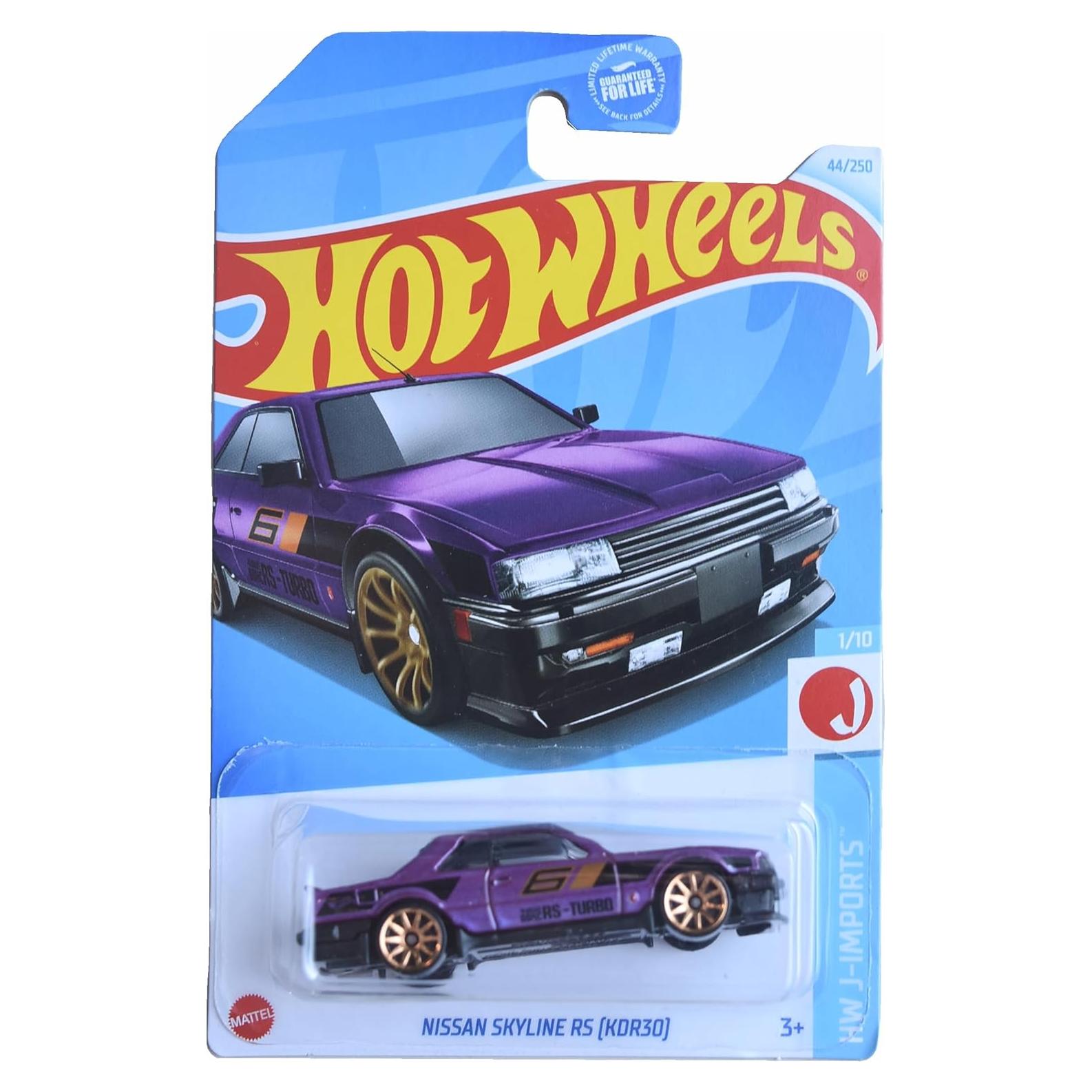 Auto a Escala 1:64 Hot Wheels Nissan Skyline RS Púrpura