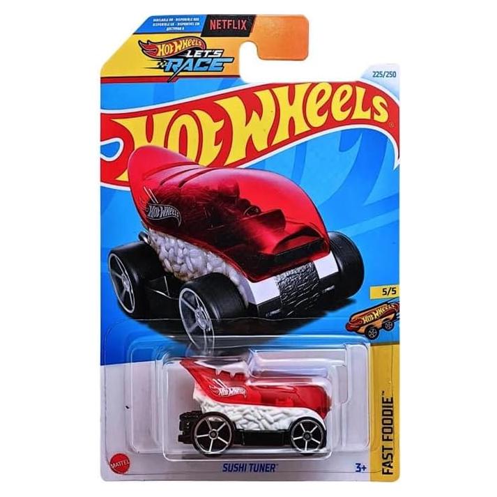 Hot Wheels Sushi Tuner Rojo/Blanco 1:64 Fast Foodie 5/5