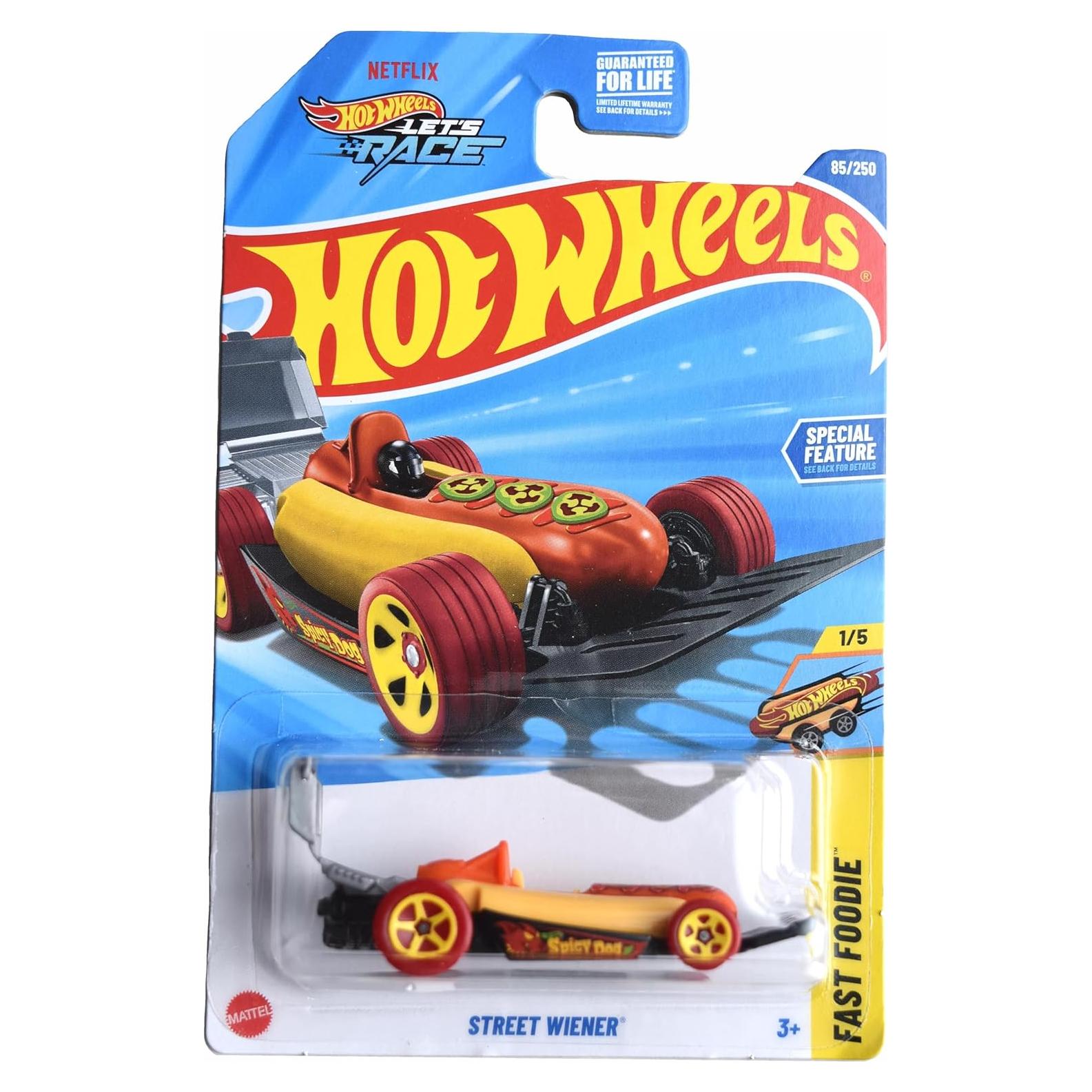 Hot Wheels Calle Salchichón Comida Rápida 1:64 Mattel