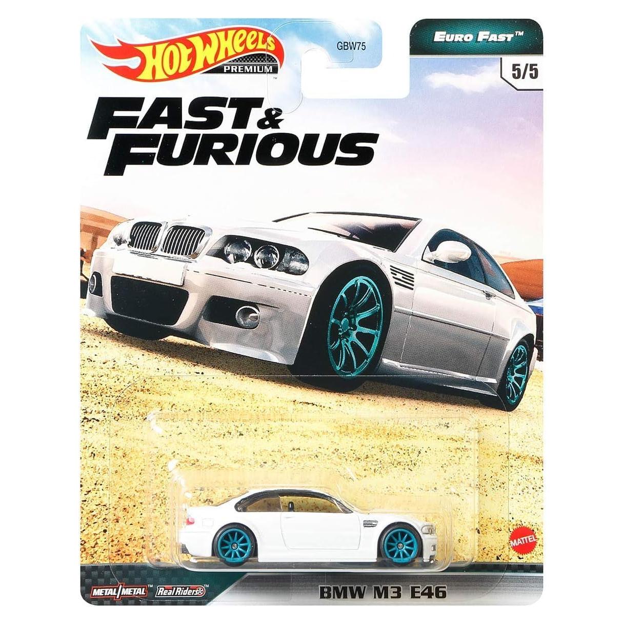 Vehículo Hot Wheels BMW M3 E46 Rápido y Furioso 1:64