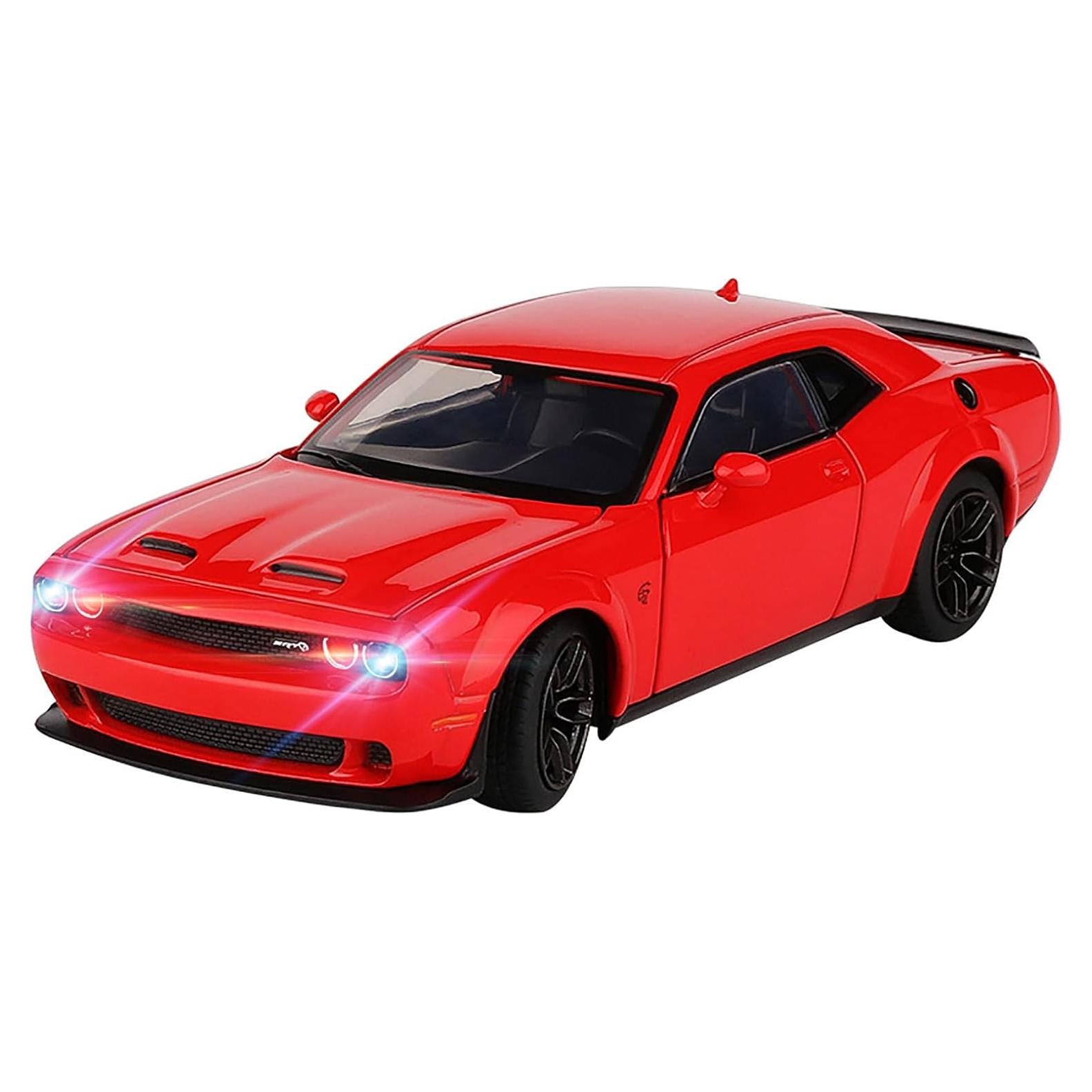 Coche de Juguete Dodge Challenger Hellcat 15.7 cm con Sonido y Luz