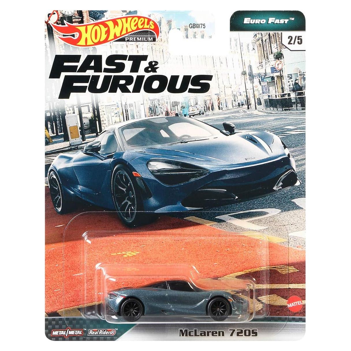 Vehículo Hot Wheels McLaren 720S Rápido y Furioso 1:64