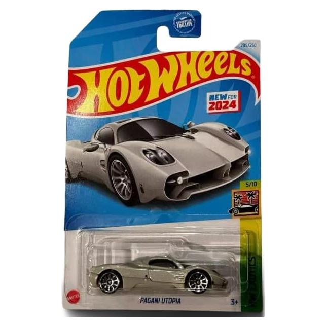 Hot Wheels Pagani Utopia Plateado 1:64 HW Exotics