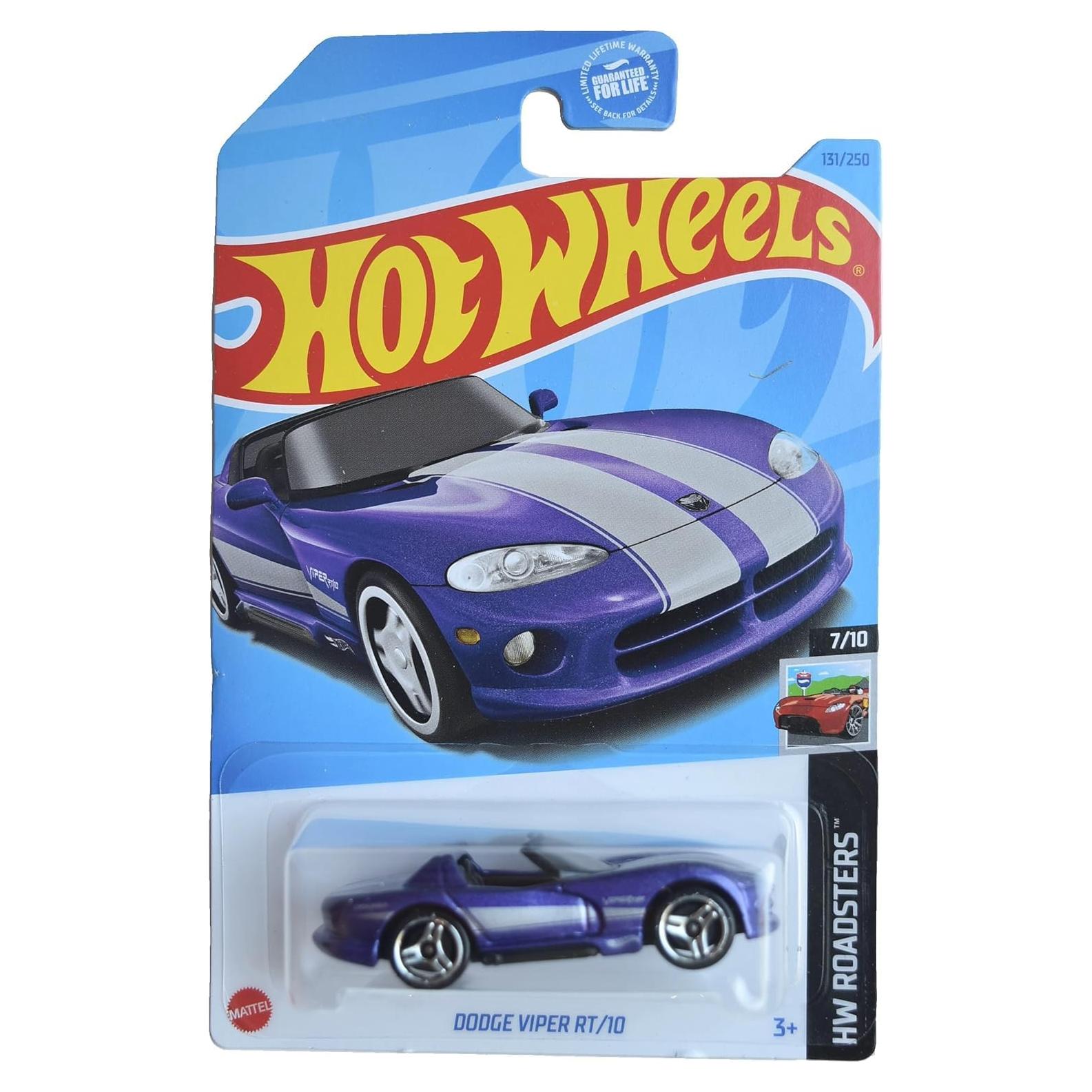 Hot Wheels Dodge Viper RT/10 Púrpura 1:64 Mattel
