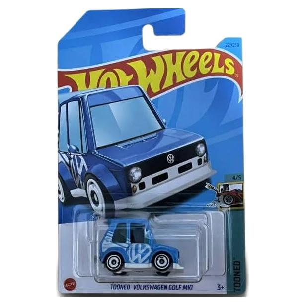 Hot Wheels Golf MK1 Tooned, Coche Diecast 1:64, 2008