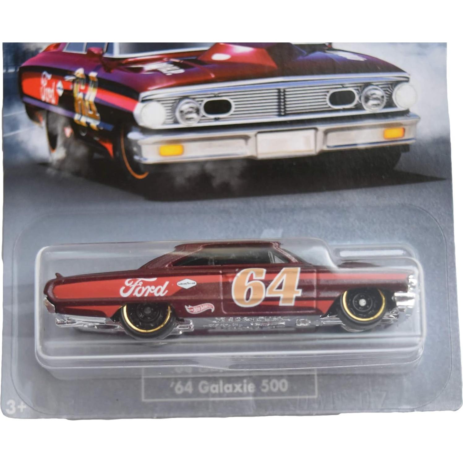 Hot Wheels 64 Galaxie 500 Escala 1:64 Rojo - Mattel