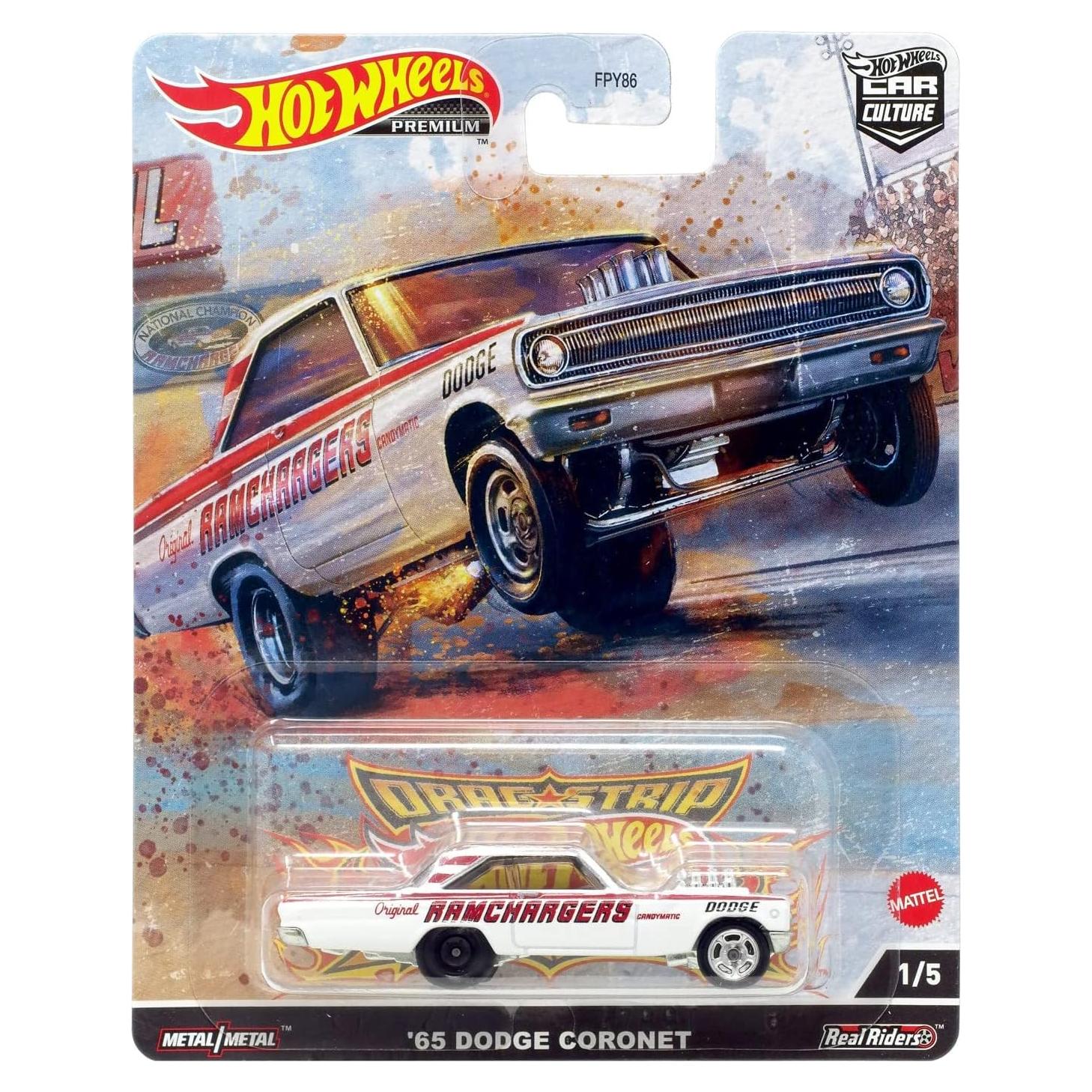 Hot Wheels 65 Dodge Coronet Premium 1/5 - Mattel