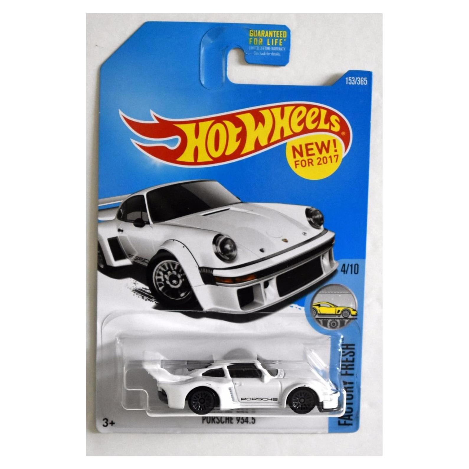 Hot Wheels Porsche 934.5 2017 Blanco 1:64 Auto de Fundición