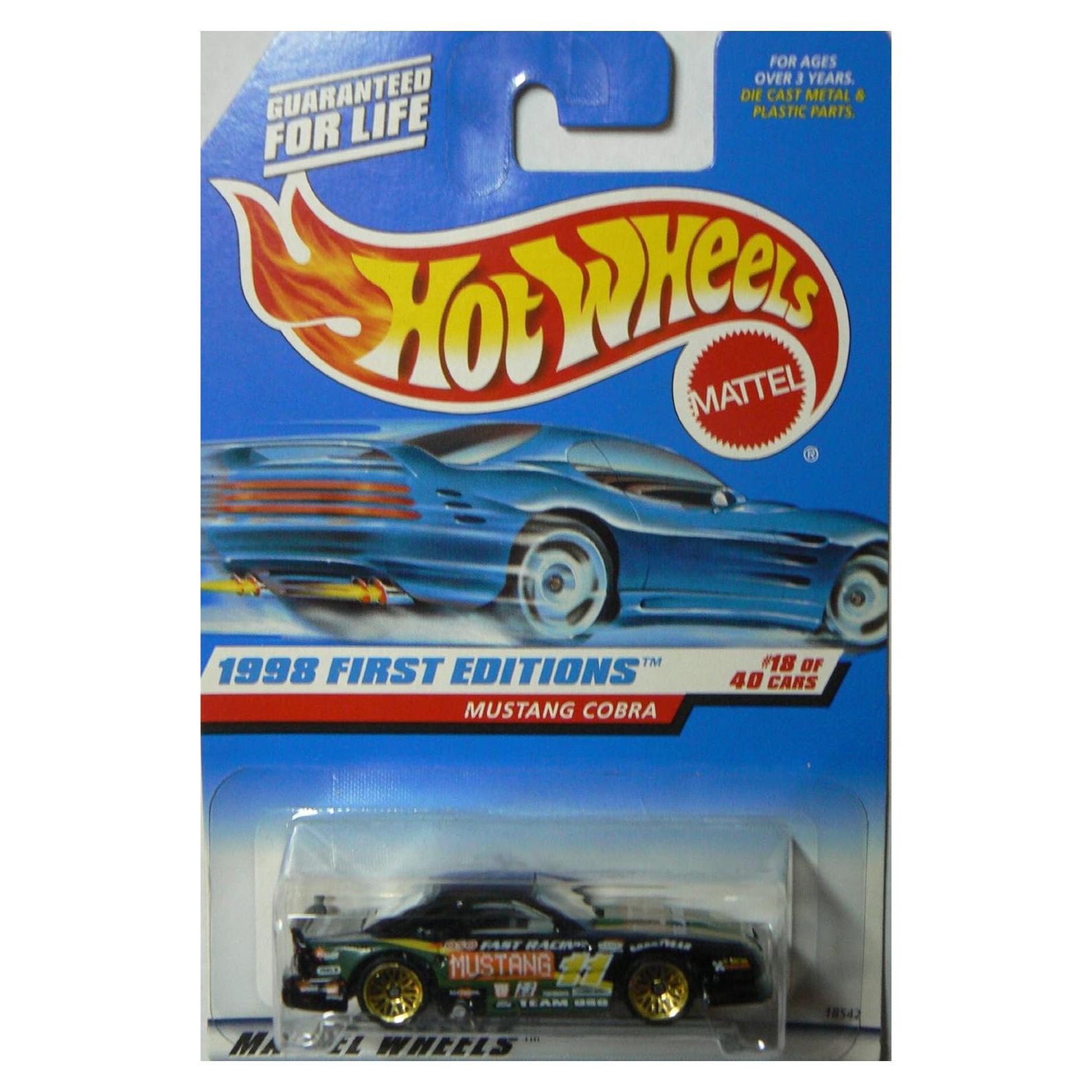 Hot Wheels Mustang Cobra 1998 Edición Coleccionista 1:64