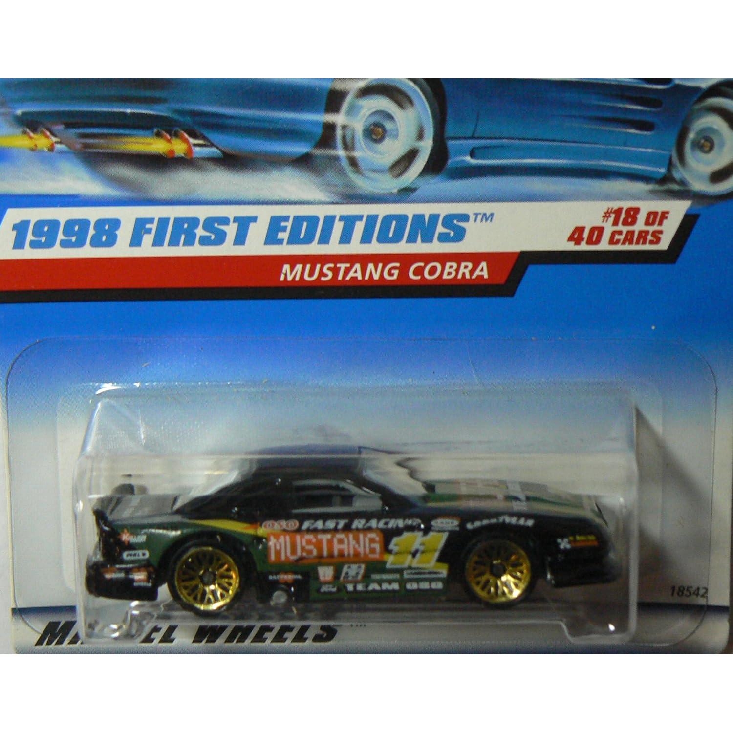 Hot Wheels Mustang Cobra 1998 Edición Coleccionista 1:64