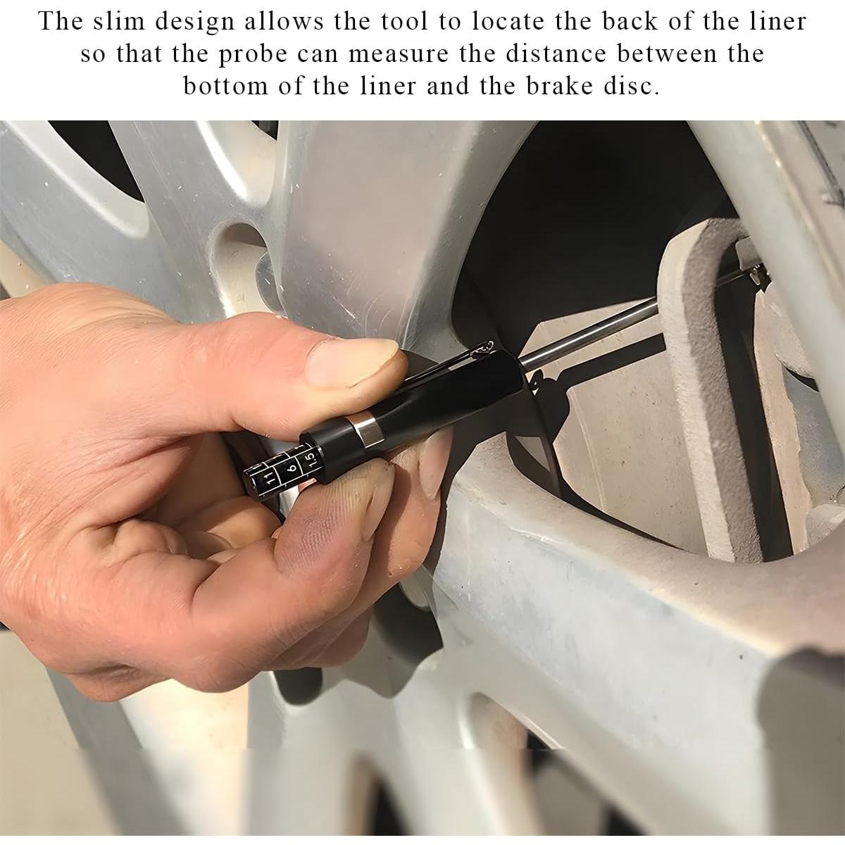 Medidor de Grosor de Pastillas de Freno Gasedin - Aluminio