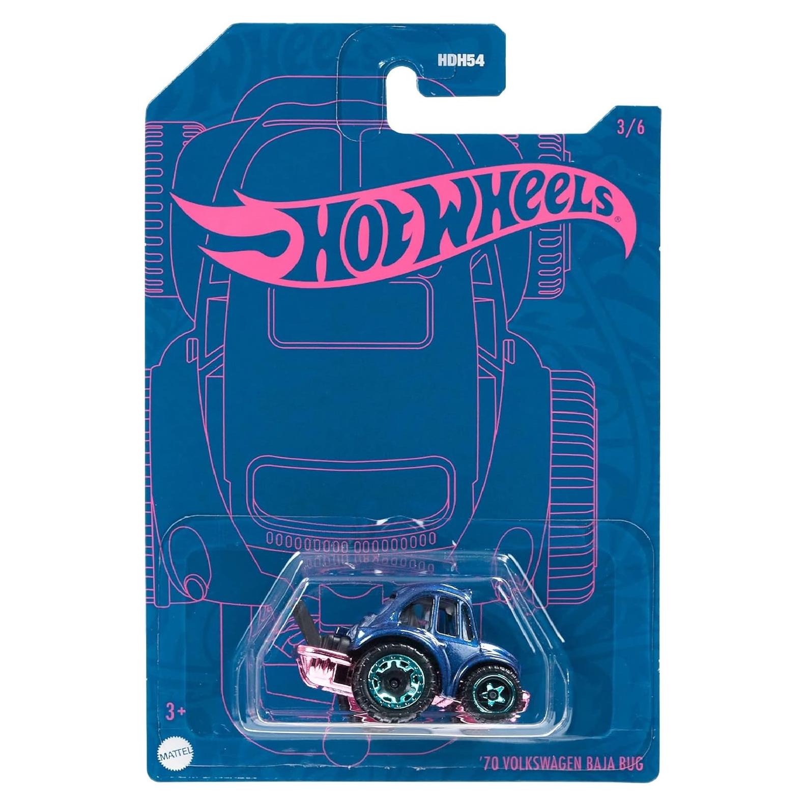 Hot Wheels Perla y Cromo 2022 Volkswagen Baja Bug Diecast