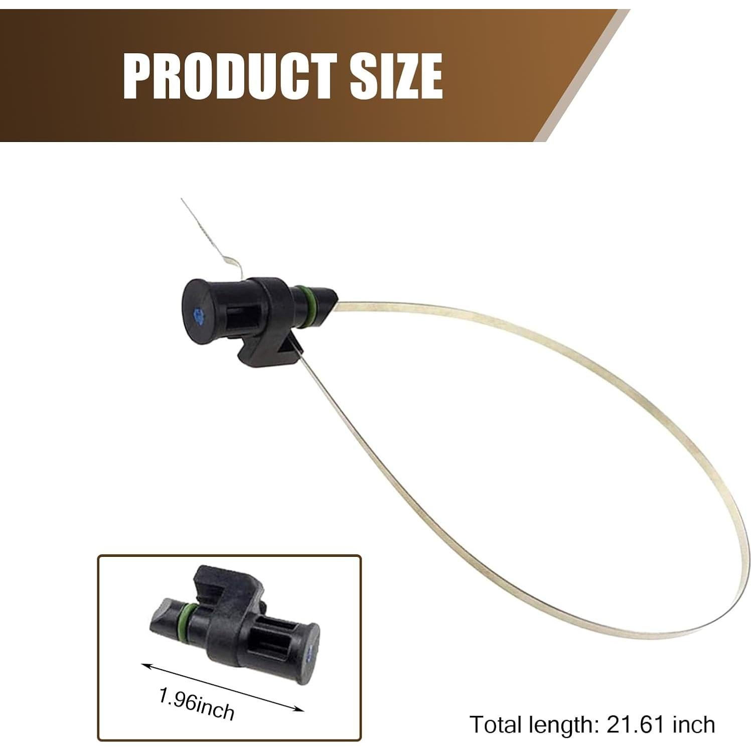 Varilla de Medición de Aceite Automotriz Yumfugu 60.5 cm Acero Inoxidable