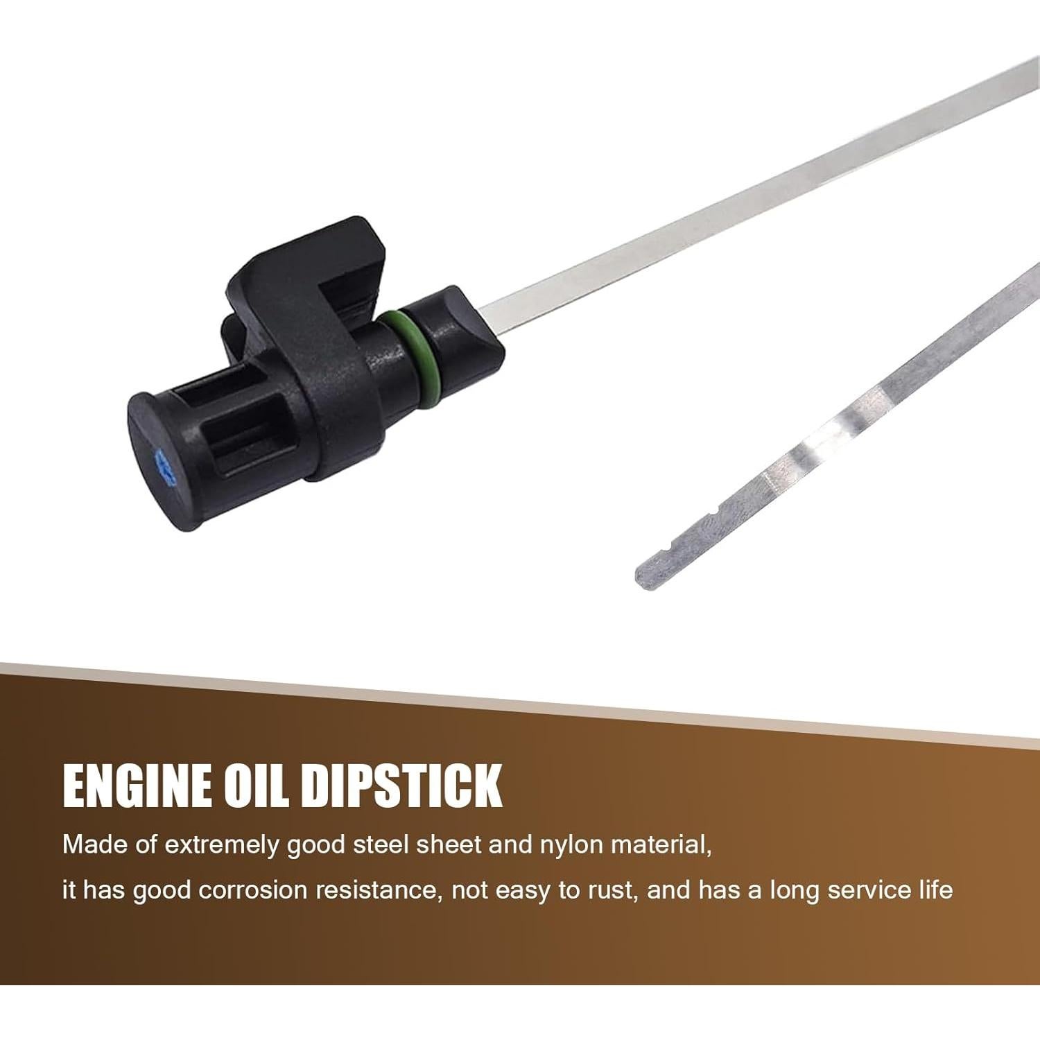 Varilla de Medición de Aceite Automotriz Yumfugu 60.5 cm Acero Inoxidable