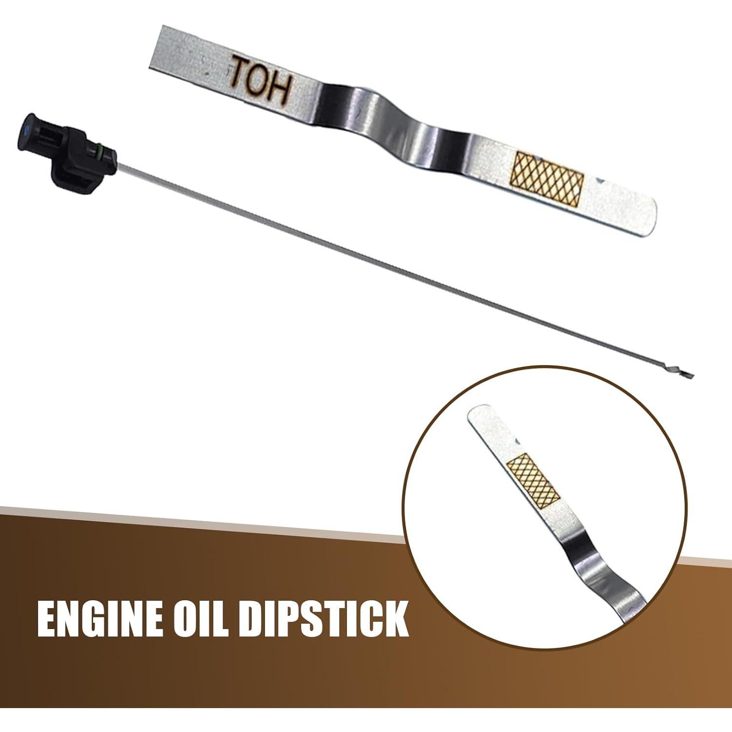 Varilla de Medición de Aceite Automotriz Yumfugu 60.5 cm Acero Inoxidable