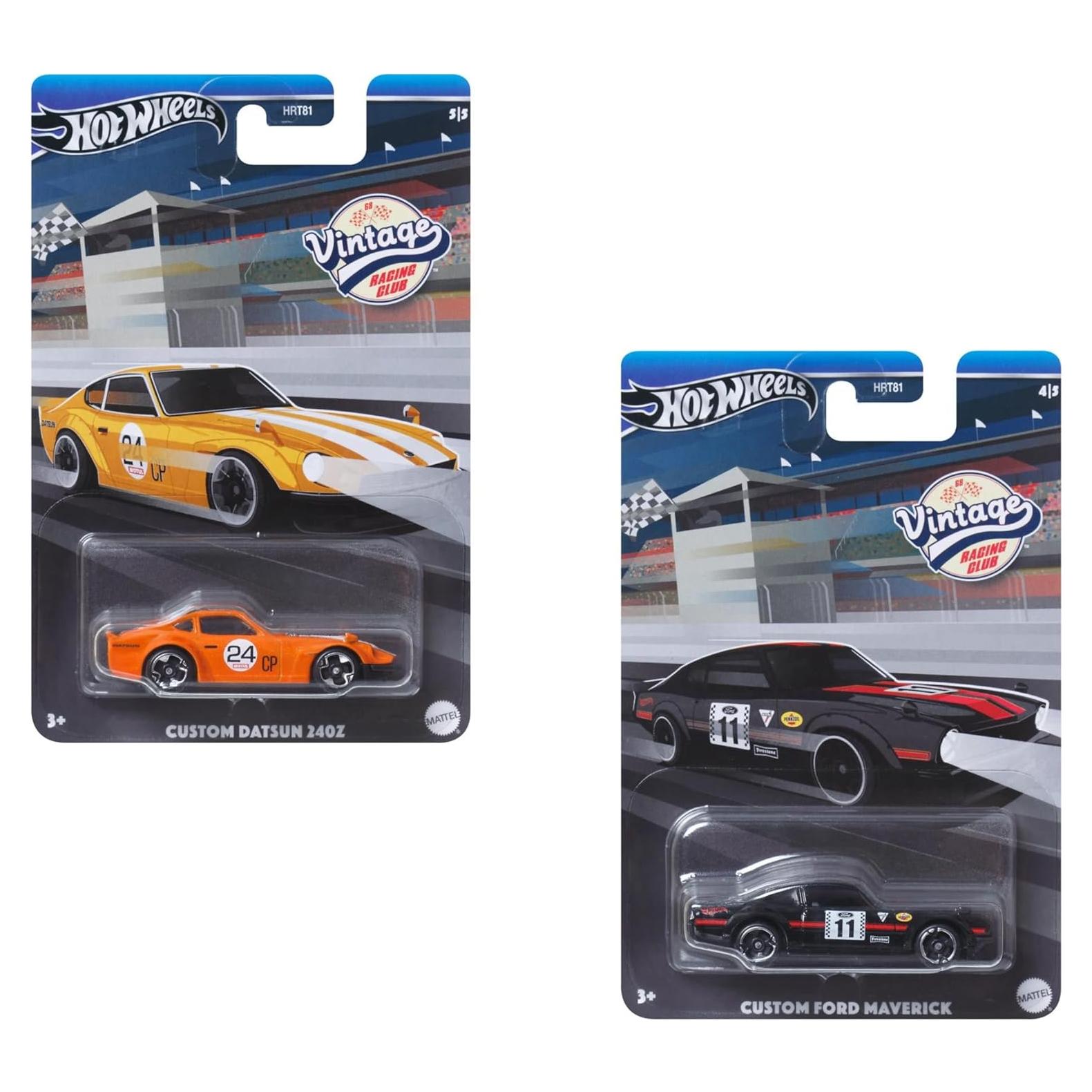 Conjunto Hot Wheels 2024 Club de Carreras Vintage - 2 Vehículos Diecast
