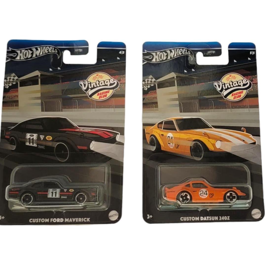 Conjunto Hot Wheels 2024 Club de Carreras Vintage - 2 Vehículos Diecast