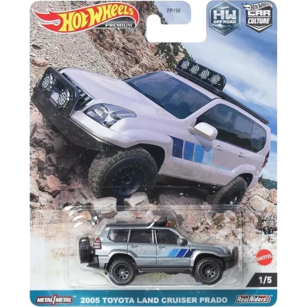 Conjunto de 5 Vehículos Diecast Off Road Hot Wheels 2023