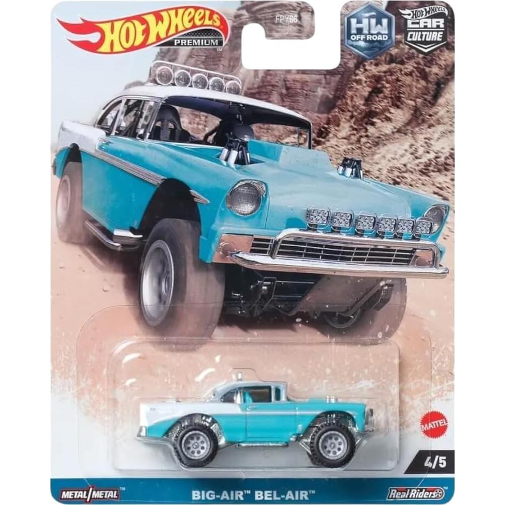 Conjunto de 5 Vehículos Diecast Off Road Hot Wheels 2023